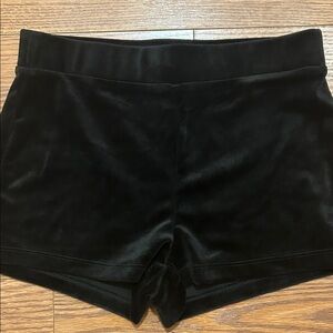 Juicy Couture Black Velvet High Waist Shorts
